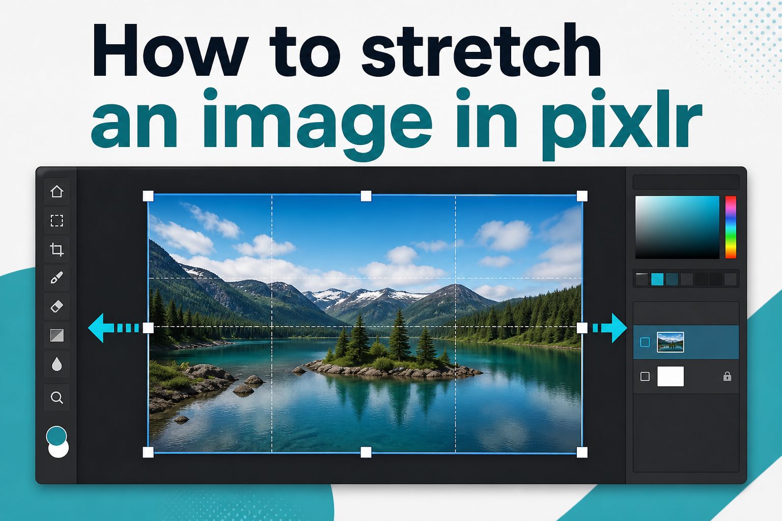 Designer resizing an image frame in Figma